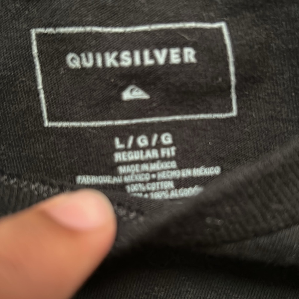 Quiksilver Men's Black Long Sleeve Tee - Picture 2 of 4